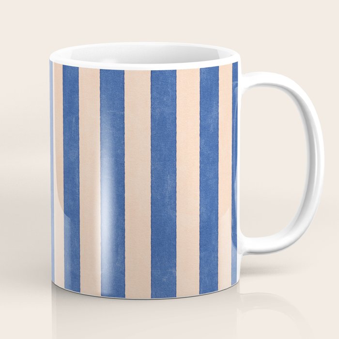 STRIPES 001 O - Sapphire Coffee Mug Gallery Image 1