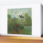 Claude Monet The Artist's Garden In Argenteuil A Corner Of The Garden With Dahlias 1873 Wall Mural Gallery Image 2