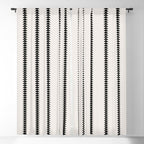 Minimal Triangles - Black & White Window Curtain Gallery Image 5