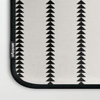 Minimal Triangles - Black & White Laptop Sleeve Gallery Image 3