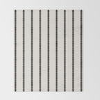 Minimal Triangles - Black & White Throw Blanket Gallery Image 2