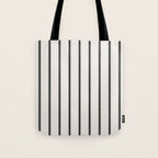 Minimal Triangles - Black & White Tote Bag Gallery Image 1