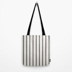 Minimal Triangles - Black & White Tote Bag Gallery Image 2