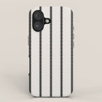 Minimal Triangles - Black & White iPhone Case Gallery Image 1
