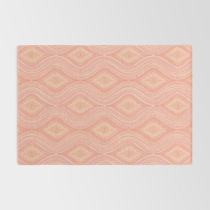 Hand-drawn Symmetrical Pattern #2 Rug Gallery Image 2