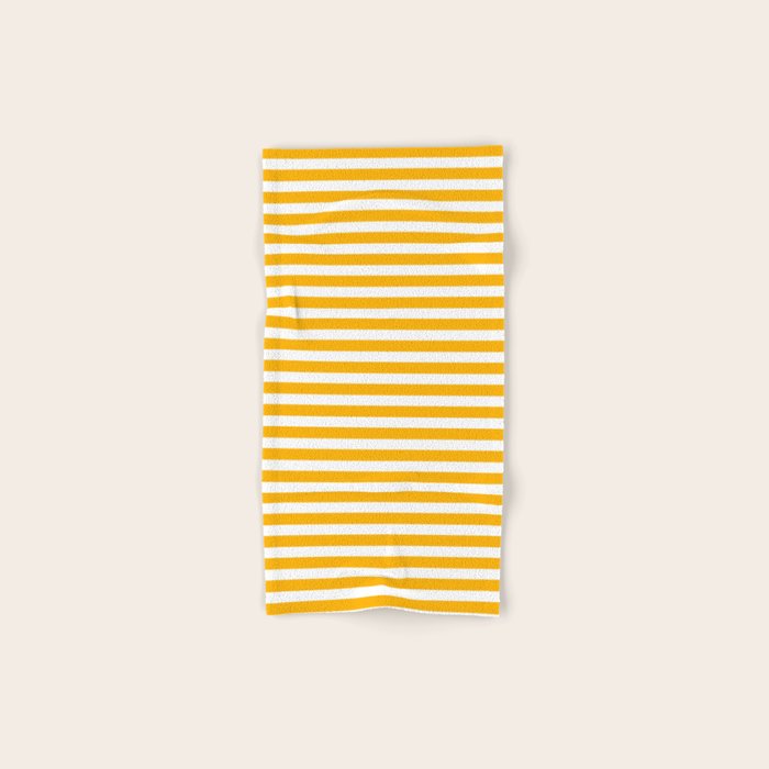 Striped Yellow Bath Towel Gallery Image 1