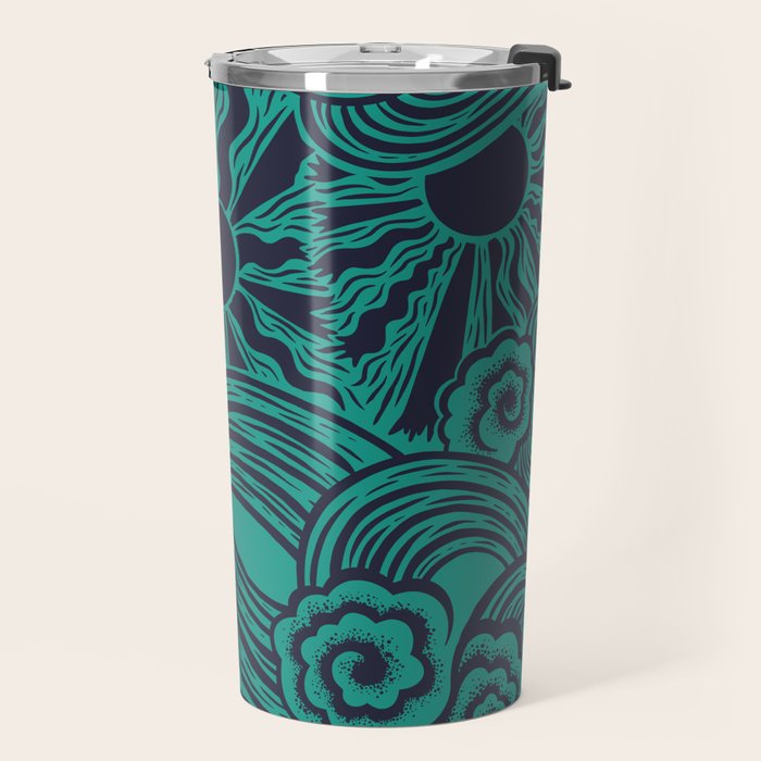 Happy Waves Travel Mug Gallery Image 2