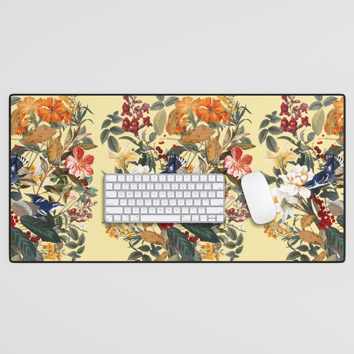 Floral and Birds XXIX Desk Mat Gallery Image 1