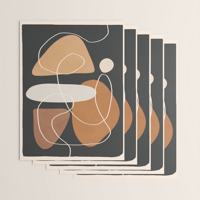 Minimal Colorful Abstract Shapes 1 Wrapping Paper Gallery Image 3