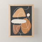 Minimal Colorful Abstract Shapes 1 Mini Art Print Gallery Image 1