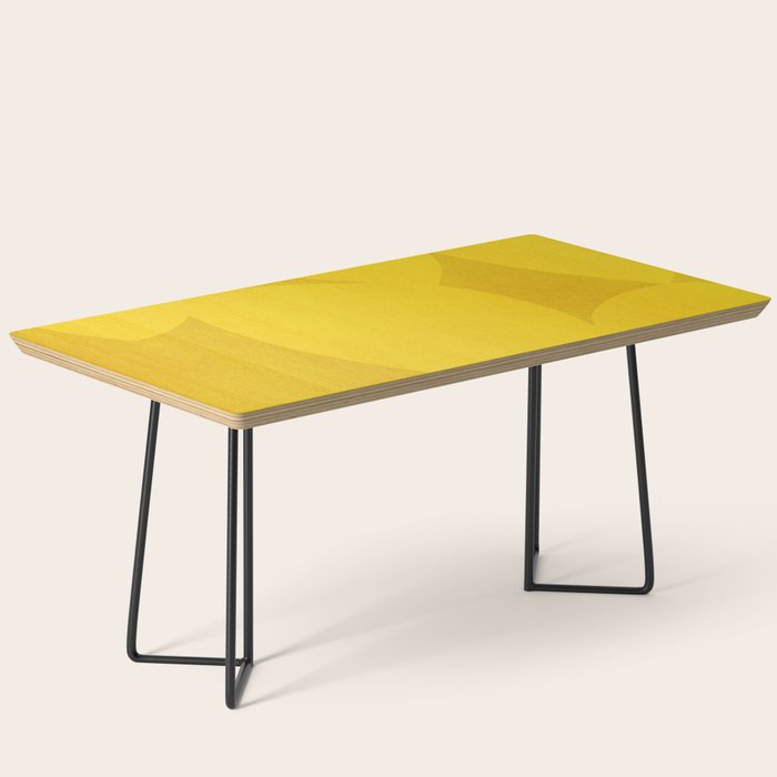 Abstract shapes-yellow gold Coffee Table Gallery Image 1