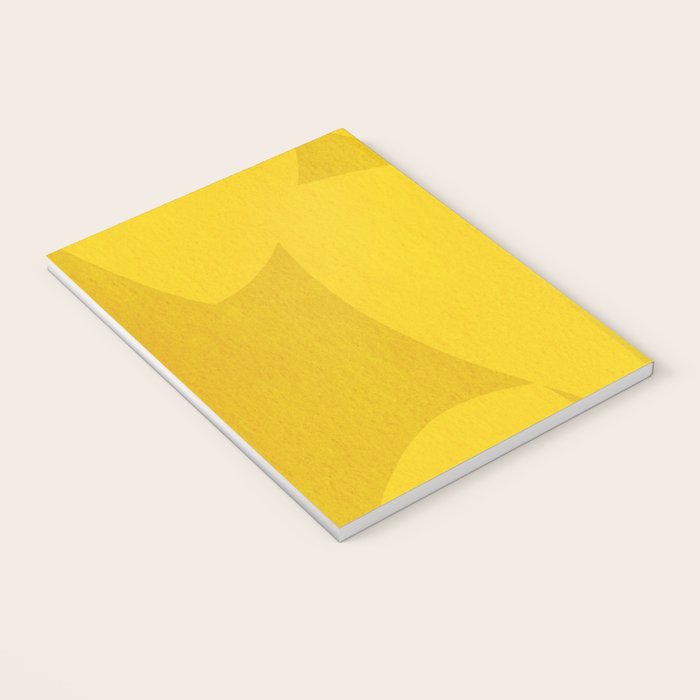 Abstract shapes-yellow gold Notebook Gallery Image 3