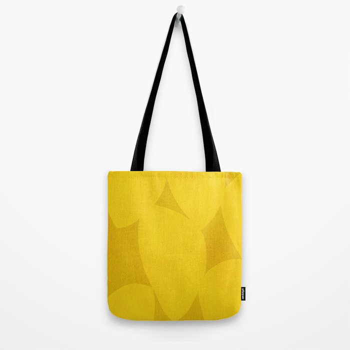 Abstract shapes-yellow gold Tote Bag Gallery Image 2