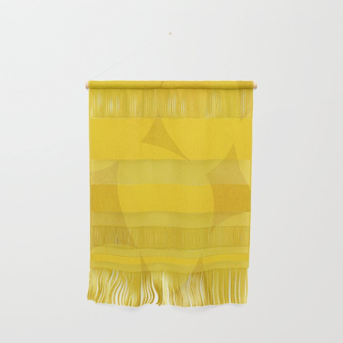 Abstract shapes-yellow gold Wall Hanging Gallery Image 1