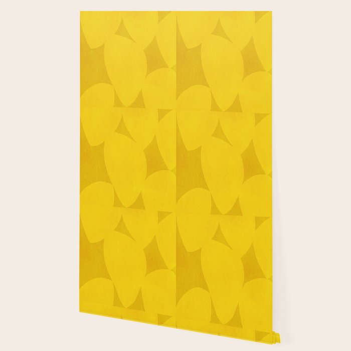 Abstract shapes-yellow gold Wallpaper Gallery Image 2