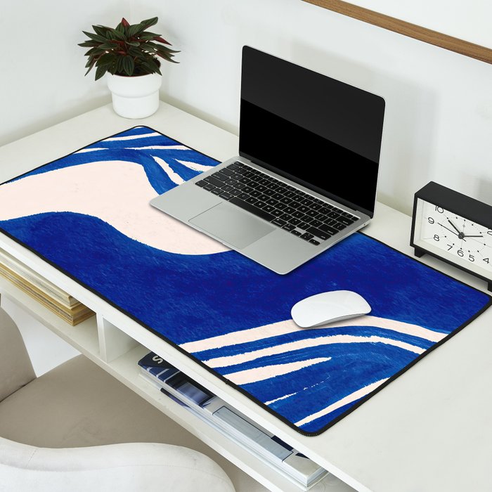 Indigo Flow Desk Mat Gallery Image 2