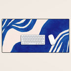 Indigo Flow Desk Mat Gallery Image 1