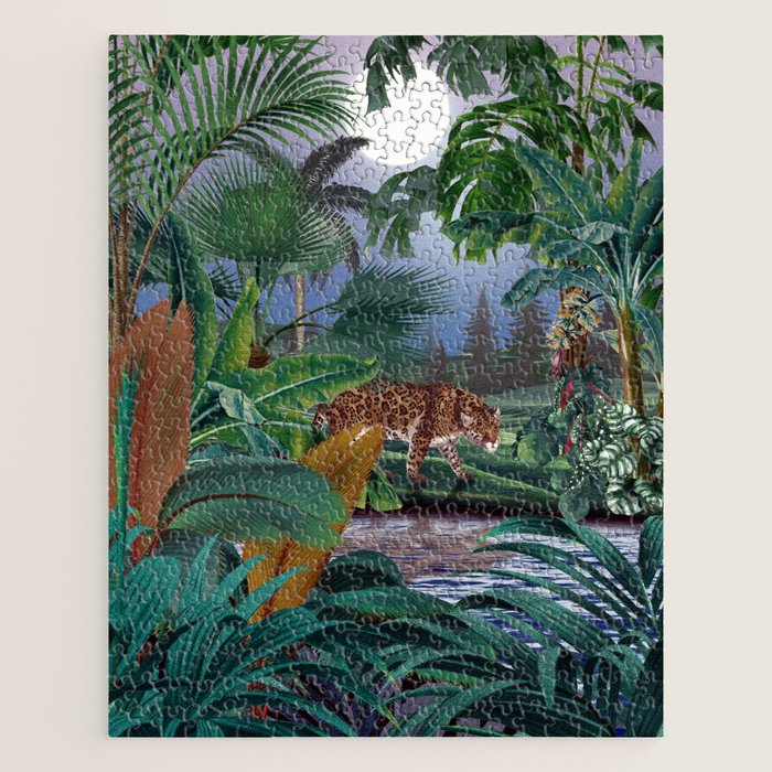 Leopard Jungle Jigsaw Puzzle Gallery Image 1
