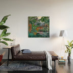 Leopard Jungle Wood Wall Art Gallery Image 2