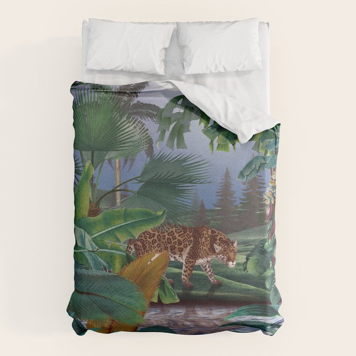 Leopard Jungle Duvet Cover Gallery Image 1