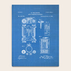First Computer Patent - Technology Art - Blueprint Notebook Gallery Image 4