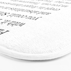 Finish Each Day And Be Done With It | Ralph Waldo Emerson Quote Bath Mat Gallery Image 3