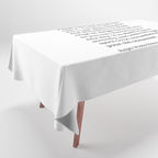 Finish Each Day And Be Done With It | Ralph Waldo Emerson Quote Tablecloth Gallery Image 1