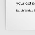 Finish Each Day And Be Done With It | Ralph Waldo Emerson Quote Poster Gallery Image 3
