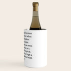 Finish Each Day And Be Done With It | Ralph Waldo Emerson Quote Wine Chiller Gallery Image 3