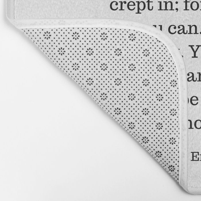 Finish Each Day And Be Done With It | Ralph Waldo Emerson Quote Bath Mat Gallery Image 2