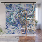Blue Acid #society6 #buyart #decor Wall Mural Gallery Image 1