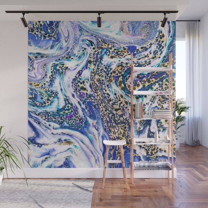 Blue Acid #society6 #buyart #decor Wall Mural Gallery Image 1