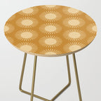 Boho Summer Sun Pattern II Desert Orange Side Table Gallery Image 2
