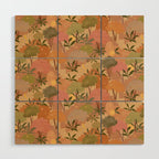 Bohemian Walk Orange Wood Wall Art Gallery Image 1