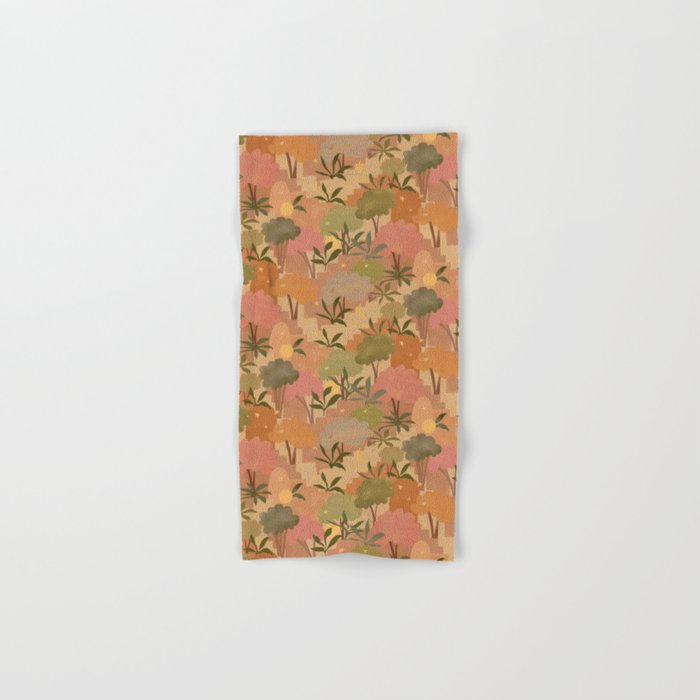 Bohemian Walk Orange Bath Towel Gallery Image 1