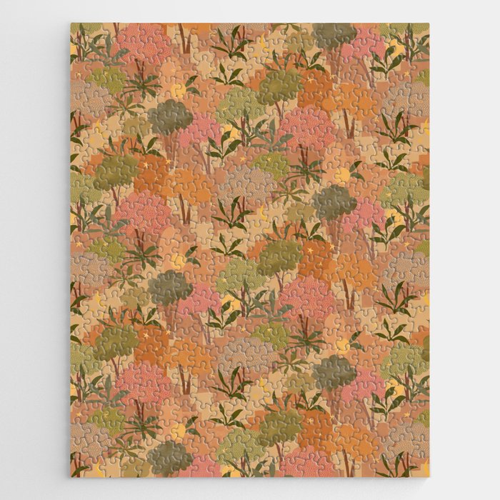 Bohemian Walk Orange Jigsaw Puzzle Gallery Image 1