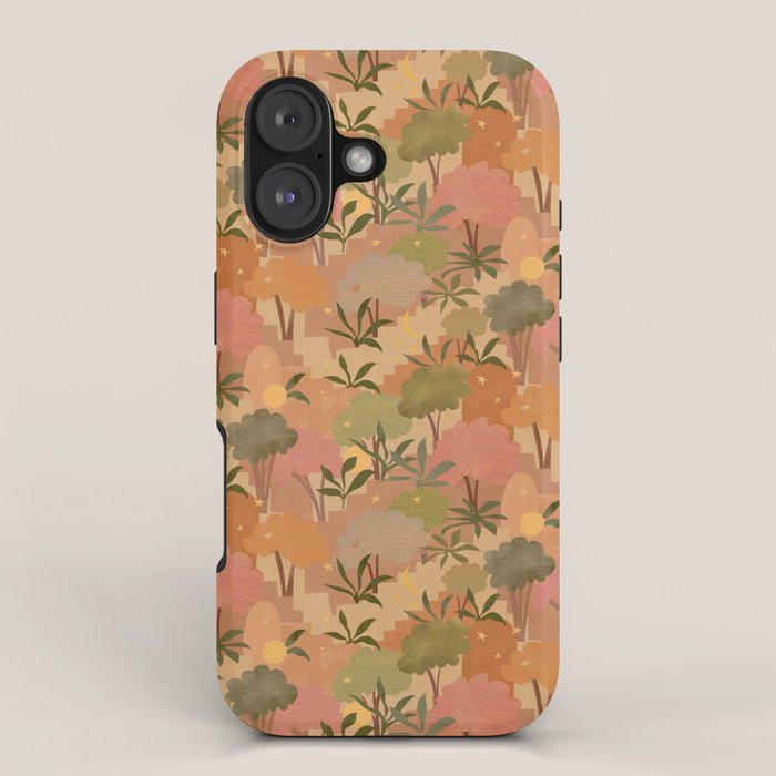 Bohemian Walk Orange iPhone Case Gallery Image 1
