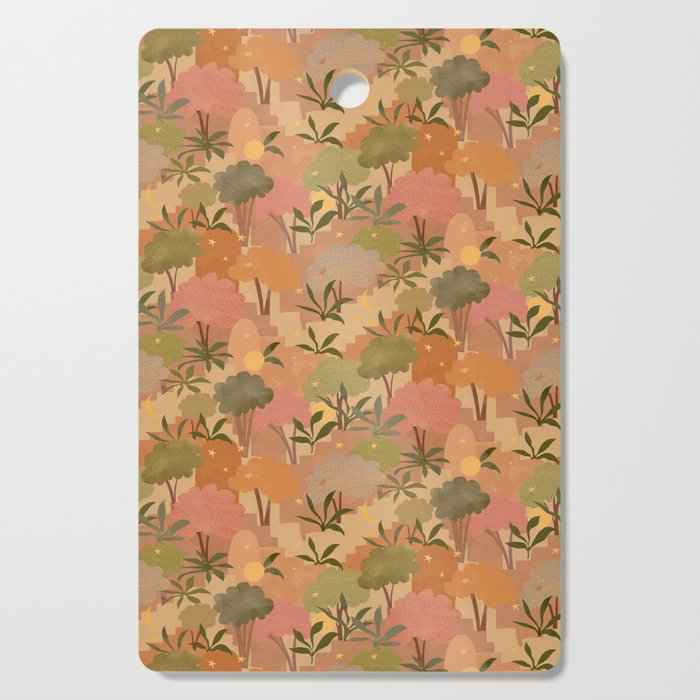 Bohemian Walk Orange Cutting Board Gallery Image 1