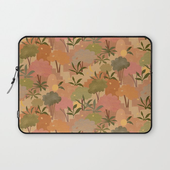 Bohemian Walk Orange Laptop Sleeve Gallery Image 1