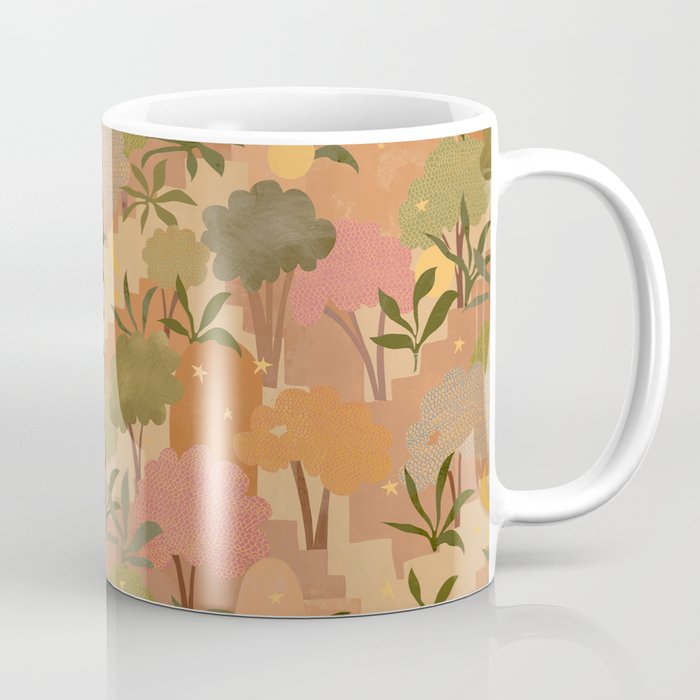 Bohemian Walk Orange Coffee Mug Gallery Image 1