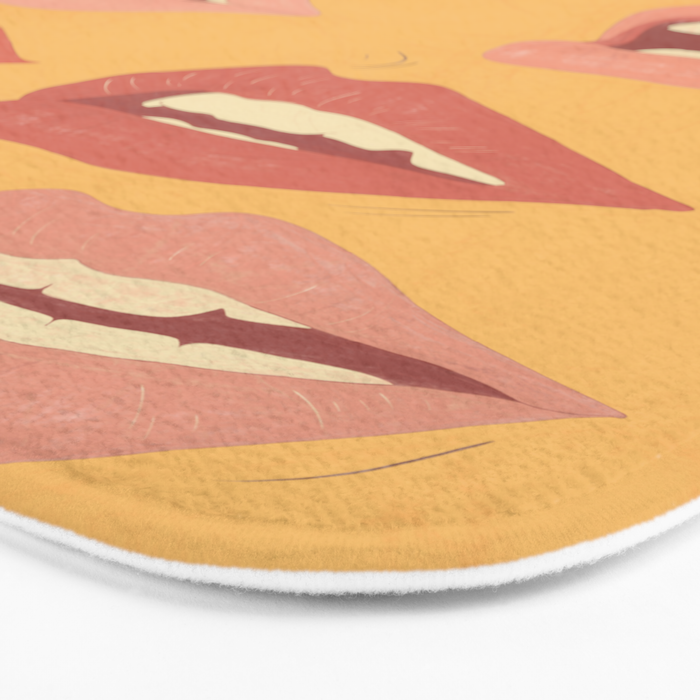 Playful Lips Bath Mat Gallery Image 3