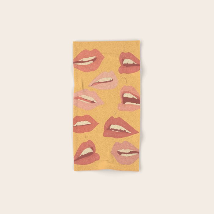 Playful Lips Bath Towel Gallery Image 1
