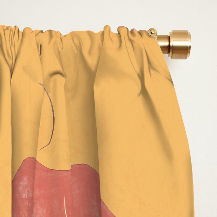 Playful Lips Window Curtain Gallery Image 2