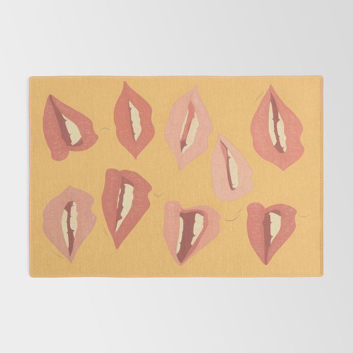 Playful Lips Rug Gallery Image 2