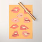 Playful Lips Wrapping Paper Gallery Image 1