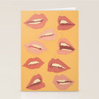 Playful Lips Stationery Card Gallery Image 2