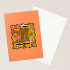 Taurus Groovy Boot Stationery Card Gallery Image 2