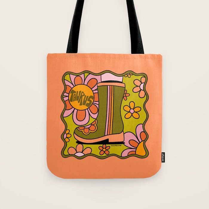 Taurus Groovy Boot Tote Bag Gallery Image 1