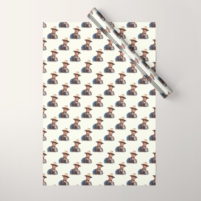 John Wayne - The Duke - Watercolor Wrapping Paper Gallery Image 1