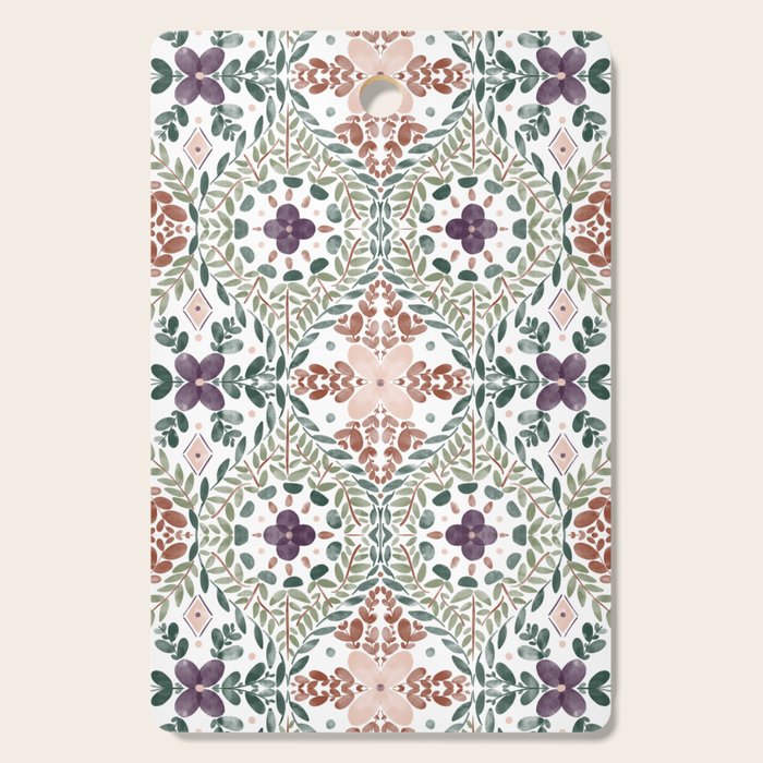 Rustic Intricate Garden Cutting Board Gallery Image 1
